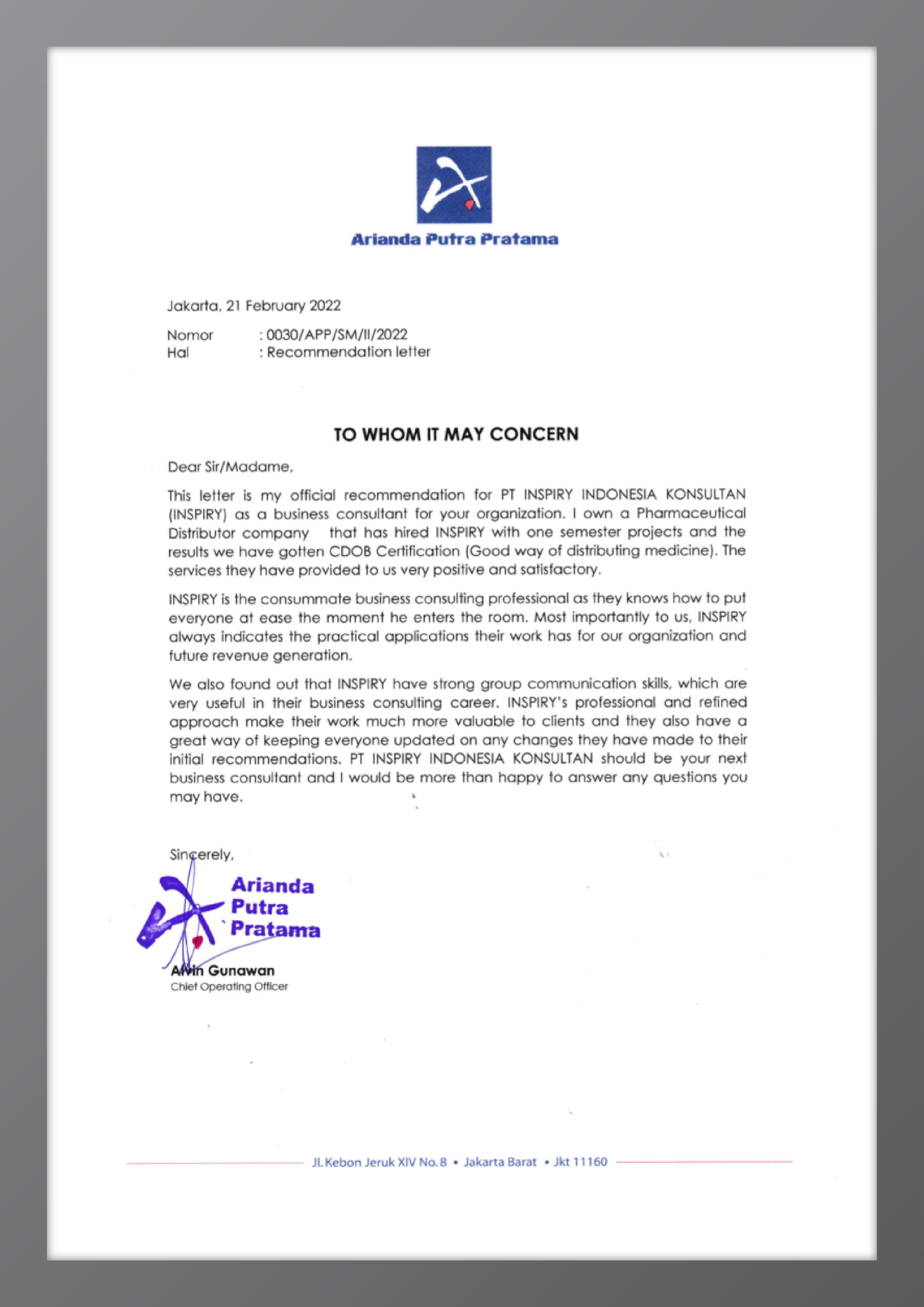 letter 12