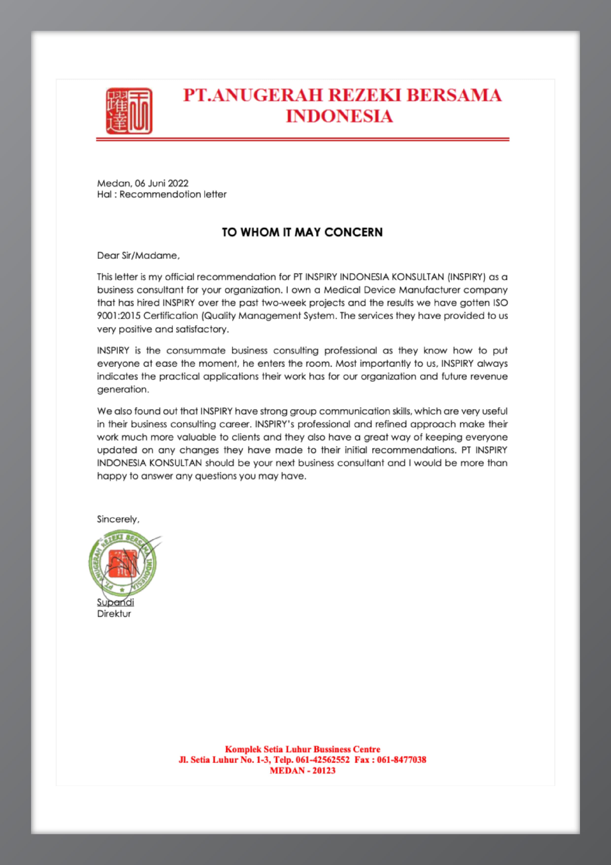 letter 13